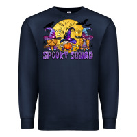 Navy spooky squad Premium Sweatshirt - BundleAndBundleShop