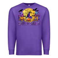 Purple spooky squad Premium Sweatshirt - BundleAndBundleShop