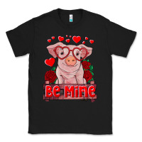 Black be mine valentine's day baby pig Classic Tee - RanaPortraitStore