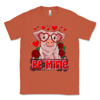 Copper be mine valentine's day baby pig Classic Tee - RanaPortraitStore