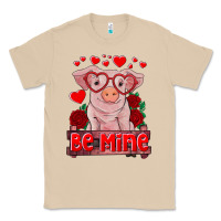 Mushroom be mine valentine's day baby pig Classic Tee - RanaPortraitStore