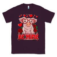 Plum be mine valentine's day baby pig Classic Tee - RanaPortraitStore