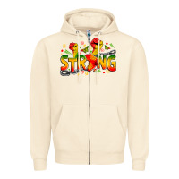 Sandshell strong juneteenth Zipper Hoodie - Zillion Design Studio