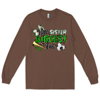 Chestnut little sister biggest fan soccer Long Sleeve Tee - Zillion Design Studio