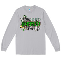 Moon Dust little sister biggest fan soccer Long Sleeve Tee - Zillion Design Studio