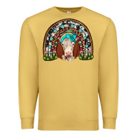 Antique Gold hereford rainbow Premium Sweatshirt - JahusDesignShop