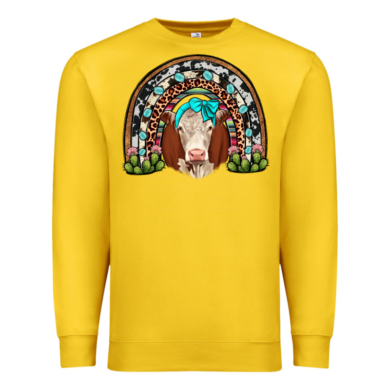 Hereford Rainbow Premium Sweatshirt by JahusDesignShop | Teevron