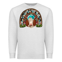 Oatmeal Heather hereford rainbow Premium Sweatshirt - JahusDesignShop