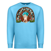 Ocean Blue hereford rainbow Premium Sweatshirt - JahusDesignShop