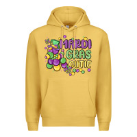 Antique Gold mardi gras cutie Premium Hoodie - MaliasSmallBusiness