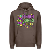 Coffee mardi gras cutie Premium Hoodie - MaliasSmallBusiness