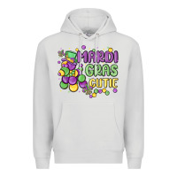 Dove Grey mardi gras cutie Premium Hoodie - MaliasSmallBusiness