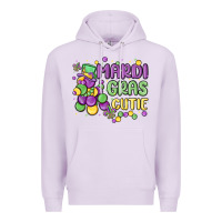 Lilac mardi gras cutie Premium Hoodie - MaliasSmallBusiness