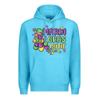 Ocean Blue mardi gras cutie Premium Hoodie - MaliasSmallBusiness