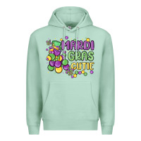 Seafoam mardi gras cutie Premium Hoodie - MaliasSmallBusiness