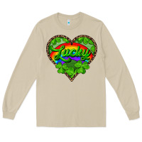 Mushroom lucky heart with leopard Long Sleeve Tee - RanaPortraitStore