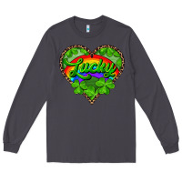 Smoke lucky heart with leopard Long Sleeve Tee - RanaPortraitStore