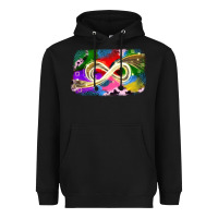 Black infinity symbol autism Heavyweight Hoodie - JahusDesignShop