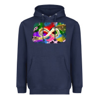 Navy infinity symbol autism Heavyweight Hoodie - JahusDesignShop