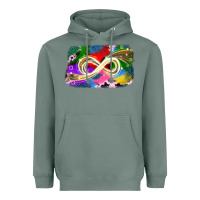 Sage infinity symbol autism Heavyweight Hoodie - JahusDesignShop