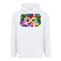 White infinity symbol autism Heavyweight Hoodie - JahusDesignShop