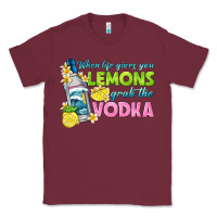 Burgundy when life gives you lemons Classic Tee - texasbilliewilder