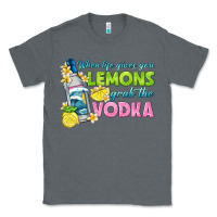 Charcoal Heather when life gives you lemons Classic Tee - texasbilliewilder