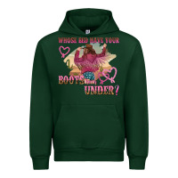 Forest Green whose bed have youre boots been under Urban Hoodie - NancyCooperArtShop