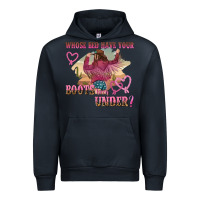 Navy whose bed have youre boots been under Urban Hoodie - NancyCooperArtShop