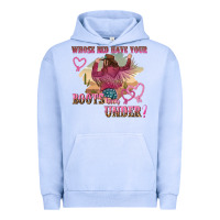 Pigment Grape Ice whose bed have youre boots been under Urban Hoodie - NancyCooperArtShop