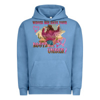 Pigment Pebble Blue whose bed have youre boots been under Urban Hoodie - NancyCooperArtShop