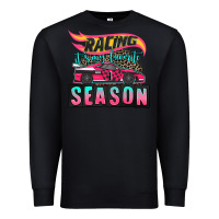 Black racing it's my favorite season sport car Premium Sweatshirt - AdoDesignShop