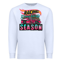 White racing it's my favorite season sport car Premium Sweatshirt - AdoDesignShop