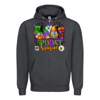 Smoke Spooky Season Coffee Cups Zipper Hoodie - texasbilliewilder
