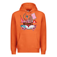 Carrot costom name nurse hat and elements Premium Hoodie - AdoDesignShop