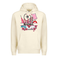 Sandshell costom name nurse hat and elements Premium Hoodie - AdoDesignShop