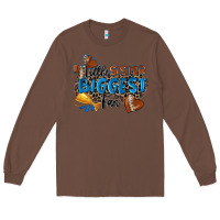 Chestnut little sister biggest fan football Long Sleeve Tee - Zillion Design Studio
