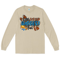 Mushroom little sister biggest fan football Long Sleeve Tee - Zillion Design Studio