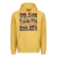 Antique Gold our flag Premium Hoodie - MaliasSmallBusiness