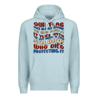 Blue Mist our flag Premium Hoodie - MaliasSmallBusiness