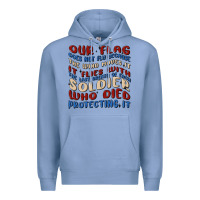 Colony Blue our flag Premium Hoodie - MaliasSmallBusiness