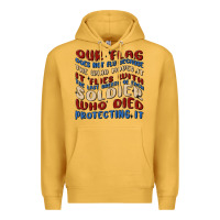 Mustard our flag Premium Hoodie - MaliasSmallBusiness