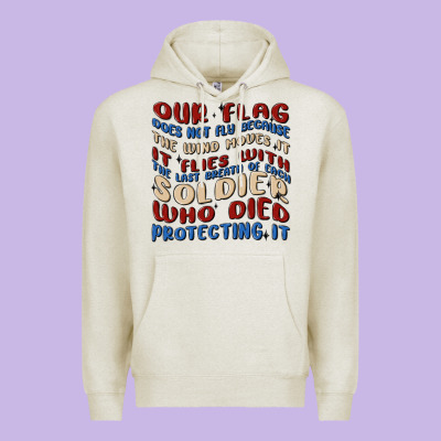 Our Flag Premium Hoodie Designed By Maliassmallbusiness