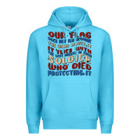 Ocean Blue our flag Premium Hoodie - MaliasSmallBusiness