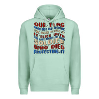 Seafoam our flag Premium Hoodie - MaliasSmallBusiness