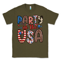 Army Green party in the usa Classic Tee - Zillion Design Studio