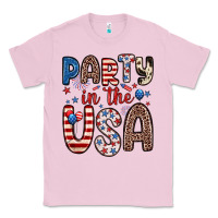 Bubblegum Pink party in the usa Classic Tee - Zillion Design Studio