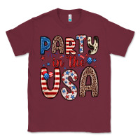 Burgundy party in the usa Classic Tee - Zillion Design Studio