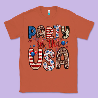 Party In The Usa Classic Tee Designed By Zillion Design Studio