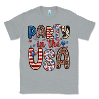 Heather Grey party in the usa Classic Tee - Zillion Design Studio